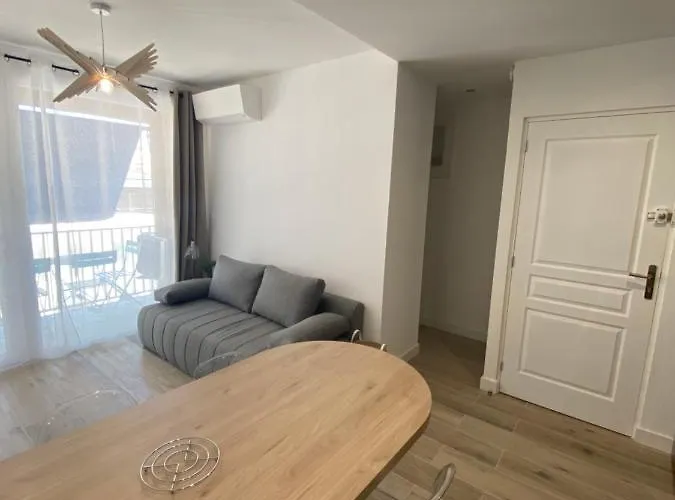 Magnifique T2 37m2 Centre Vue Au Bord De La Neuf 4 Couchages Balcon Parking Privé Fermé Clim Wifi Appartement *