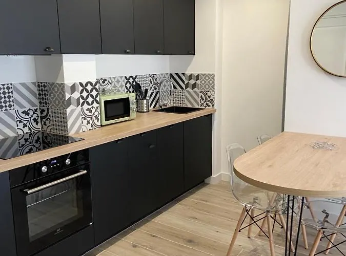 Magnifique T2 37m2 Centre Vue Au Bord De La Neuf 4 Couchages Balcon Parking Privé Fermé Clim Wifi Appartement *